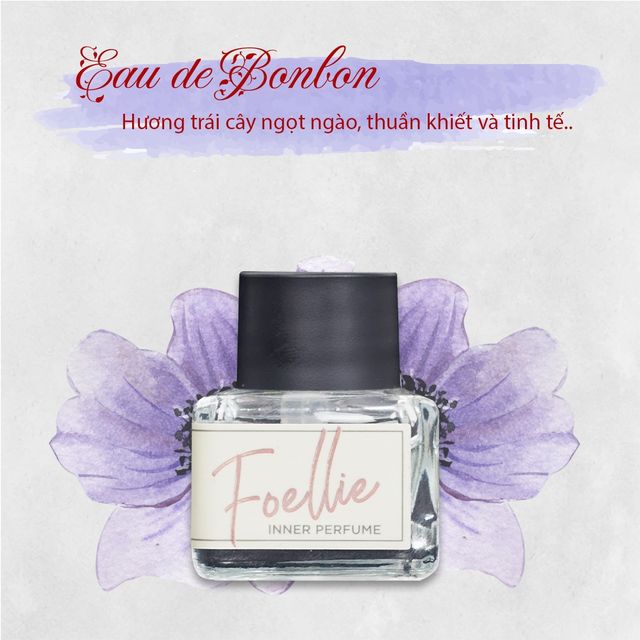 Nước Hoa Vùng Kín Foellie Eau De Bon Bon (Màu Trắng) - Chai 5ml Chính Hãng, Hương Thơm Quyến Rũ, Dễ Chịu Cho Phái Đẹp - hình ảnh thực tế