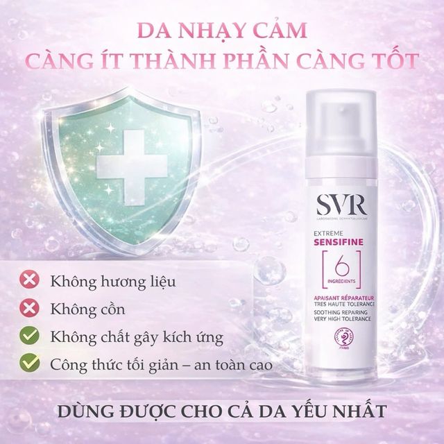 Kem Dưỡng SVR Sensifine Extreme 6 Apaisant R&eacute;parateur