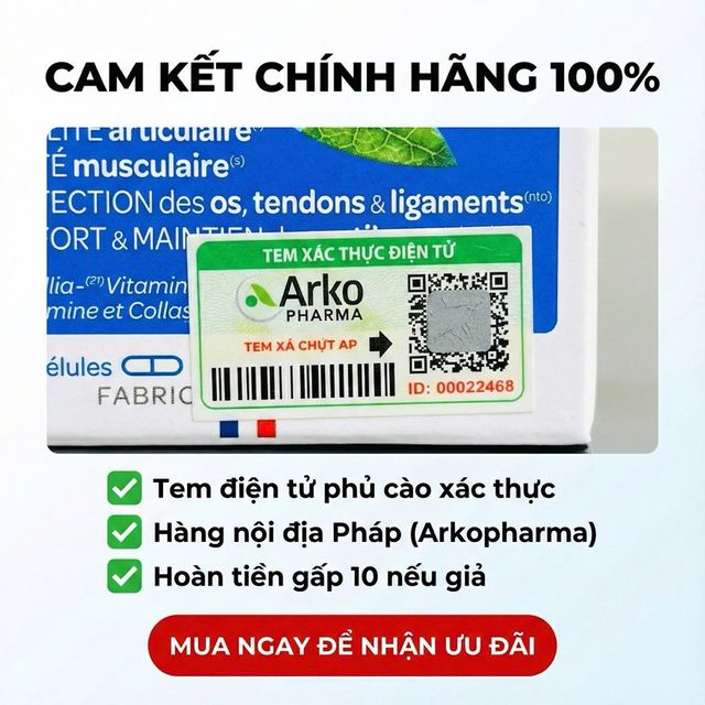 Vi&ecirc;n Uống Arkopharma Chondro-Aid Arkoflex Fort