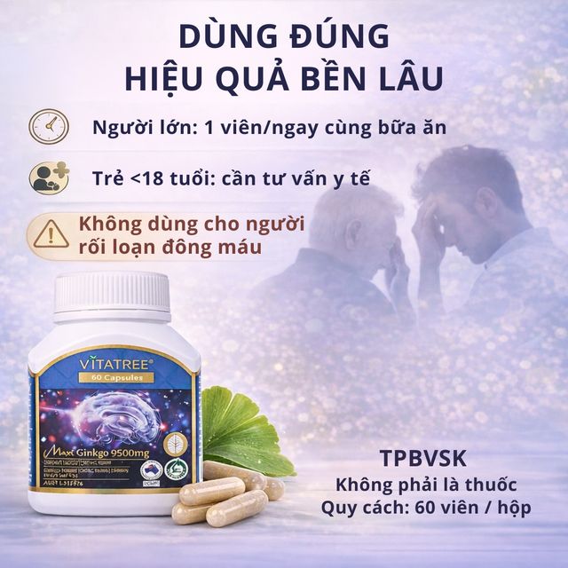 Vitatree Maxi Ginkgo 9500mg