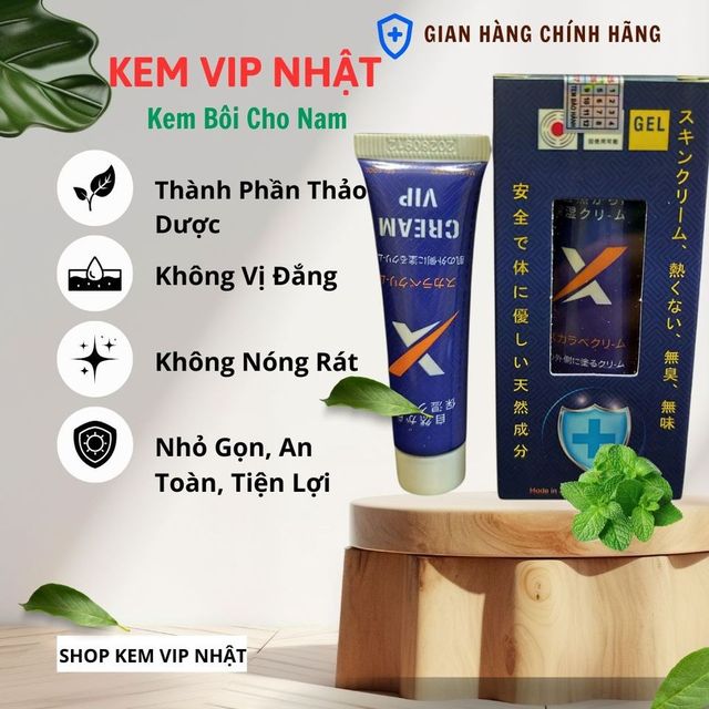 Kem B&ocirc;i Nhật - X Cream Vip Japan