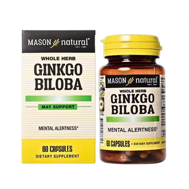 Vi&ecirc;n Uống Bổ N&atilde;o Mason Natural Ginkgo Biloba