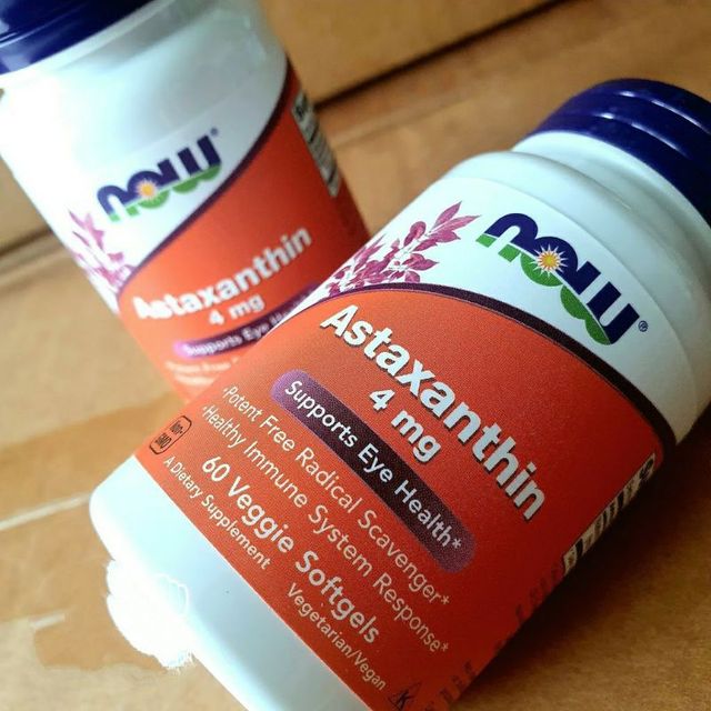 Vi&ecirc;n uống bổ sung ASTAXANXIN NOW Astaxanthin 4mg
