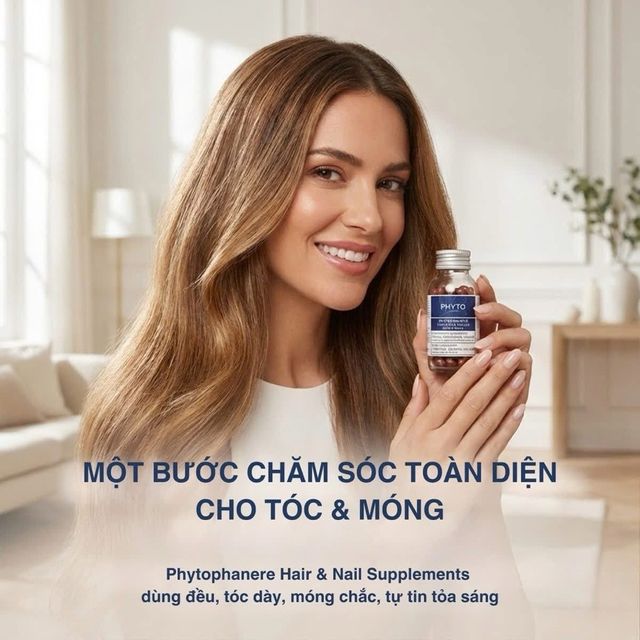 Vi&ecirc;n Uống Dưỡng T&oacute;c & M&oacute;ng Phyto Phytophanere Hair & Nails - 120 Vi&ecirc;n