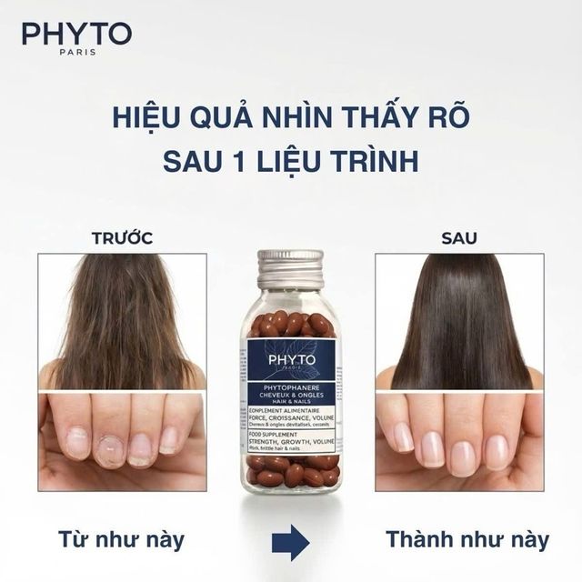 Vi&ecirc;n Uống Dưỡng T&oacute;c & M&oacute;ng Phyto Phytophanere Hair & Nails