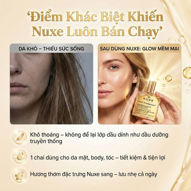 Dầu Kh&ocirc; Đa Năng Nuxe