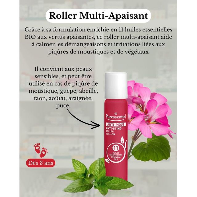 Lăn Chống Muỗi Puressentiel Anti-Pique Organic 5ml