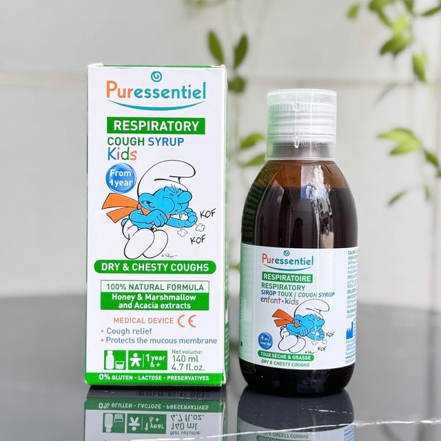 Xi-r&ocirc; Ho Khan Puressentiel 140ml - Vị D&acirc;u T&acirc;y