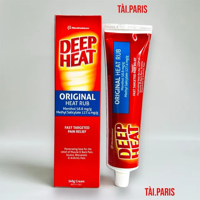 Kem Xoa B&oacute;p Giảm Đau DEEP HEAT 140g