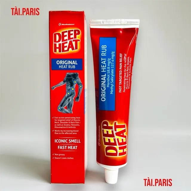 Kem Xoa B&oacute;p Giảm Đau DEEP HEAT 140g