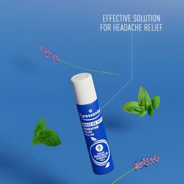 Thiết kế Lăn Giảm Đau Đầu Puressentiel