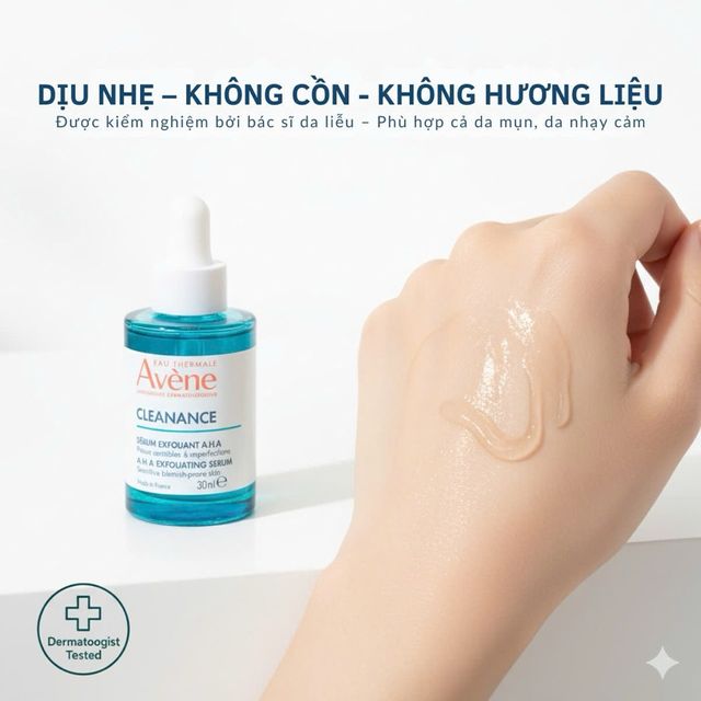 Tinh Chất Dưỡng Da Avene Cleanance AHA Exfoliating Serum 30ml
