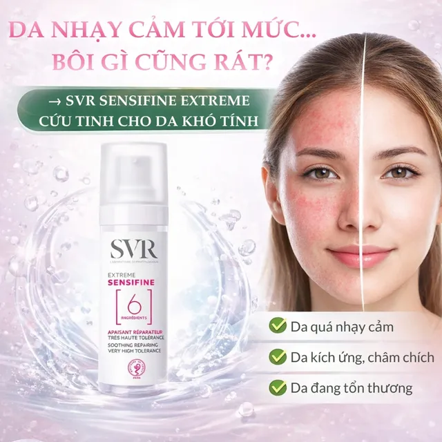 Kem Dưỡng Da Nhạy Cảm SVR Sensifine Extreme 50ml