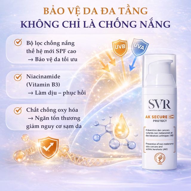 Kem Chống Nắng SVR AK Secure DM Protect SPF50+