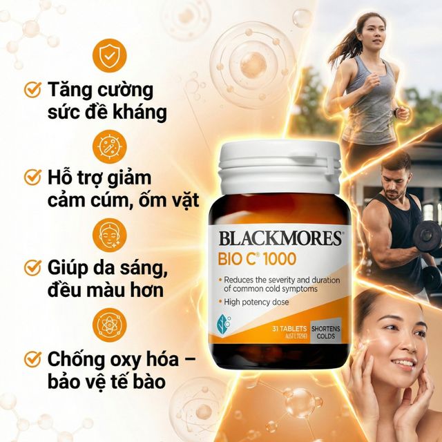 Th&ecirc;m th&ocirc;ng tin Vi&ecirc;n Uống Blackmores Bio C 1000mg
