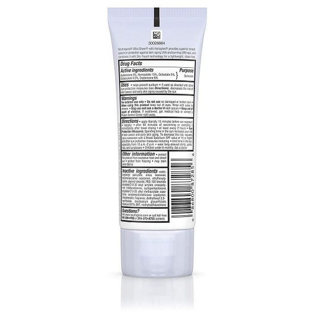 Chai kem chống nắng Neutrogena