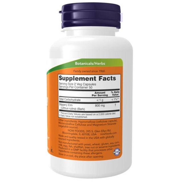 NOW Foods Slippery Elm 400 mg