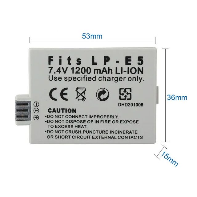 PIN M&Aacute;Y ẢNH CANON LP-E5