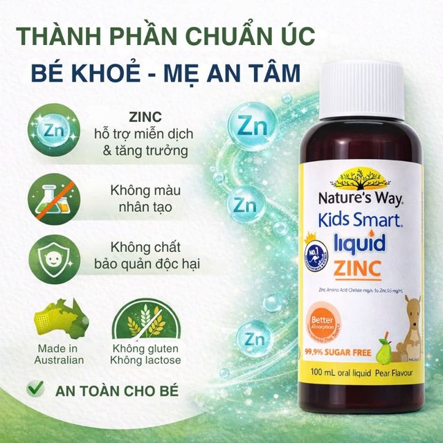 Siro bổ sung kẽm cho trẻ em