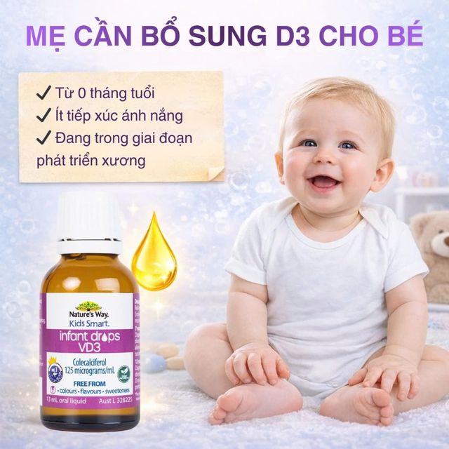 Vitamin D3 Nature's Way Kids Smart 13ml
