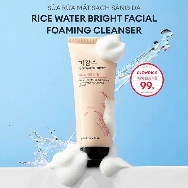 C&aacute;ch sử dụng sữa rửa mặt gạo