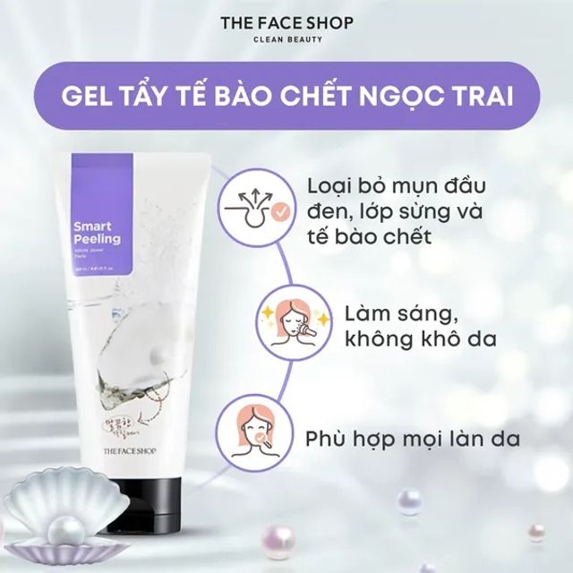 Tẩy da cngừng hẳn The Face Shop Ngọc Trai