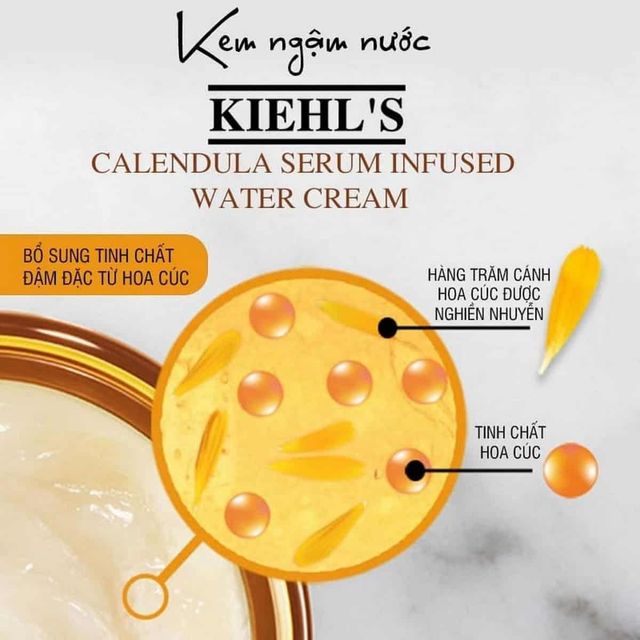 Kem Dưỡng Da Kiehl's Calendula Serum-Infused Water Cream