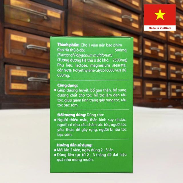 H&agrave; Thủ &Ocirc; Đỏ - H&agrave;m Lượng Cao