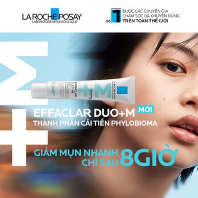 Kem giải quyết mụn La Roche-Posay Effaclar Duo+M