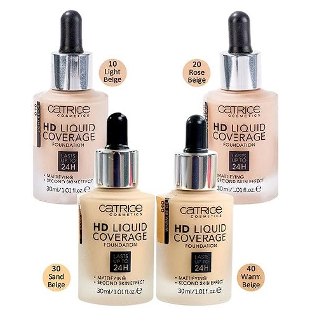 Kem nền Catrice HD Liquid Coverage Foundation 040