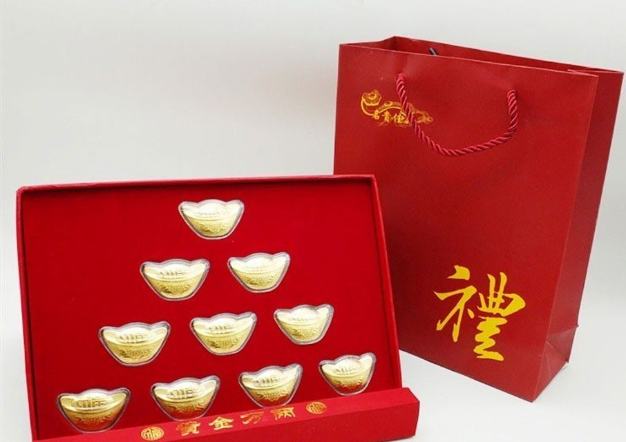 Hộp Quà Tặng Kim Nguyên Bảo 24k Chính Hãng - Quà Tặng Sang Trọng Cho Sinh Nhật, Ngày 8/3, Lễ Tết, Biểu Tượng Tình Yêu