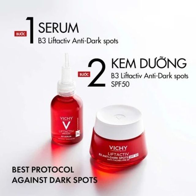 Tinh Chất Ngăn Ngừa Thâm Nám Liftactiv Specialist B3 Serum 30ml Vichy - Dưỡng Da Sáng Mịn, Chống Lão Hóa, Chính Hãng - hình ảnh thực tế