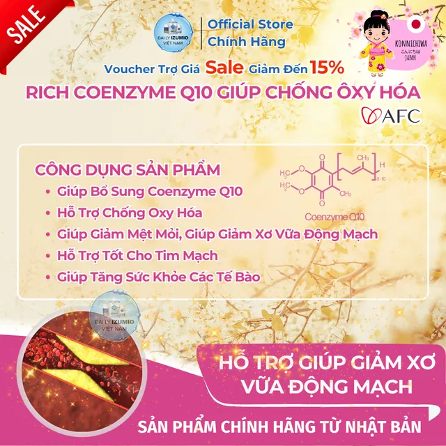 Vi&ecirc;n Uống Rich Coenzyme Q10 Hỗ Trợ Tim Mạch
