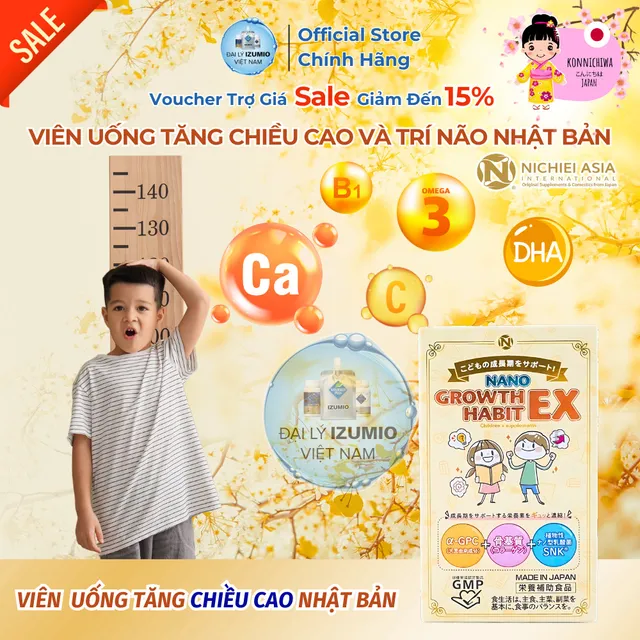 Vi&ecirc;n Uống Tăng Chiều Cao Nano Growth Habit EX