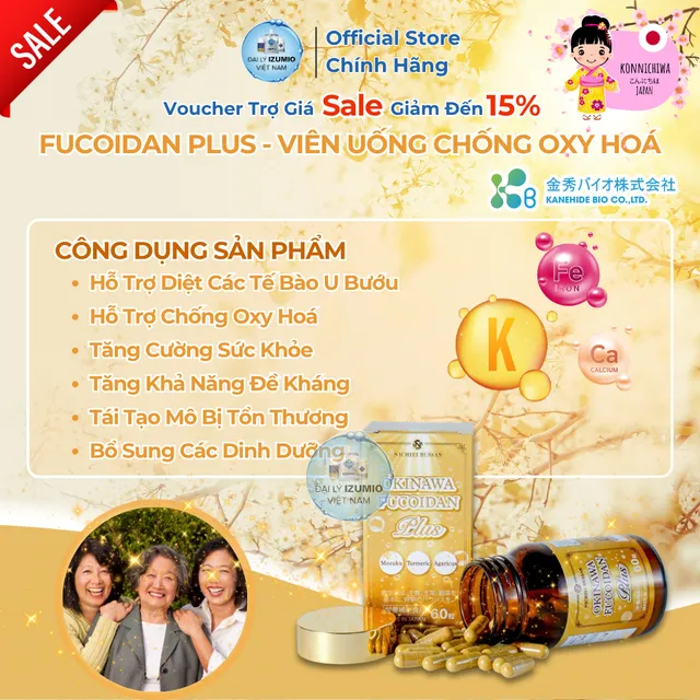 Vi&ecirc;n uống Fucoidan Plus Kanehide Okinawa