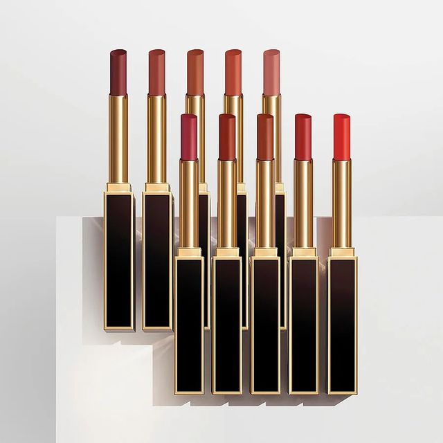 Son Tom Ford Slim Lip Color Shine #153 Velvet Tux - Reddish Plum Ch&iacute;nh h&atilde;ng
