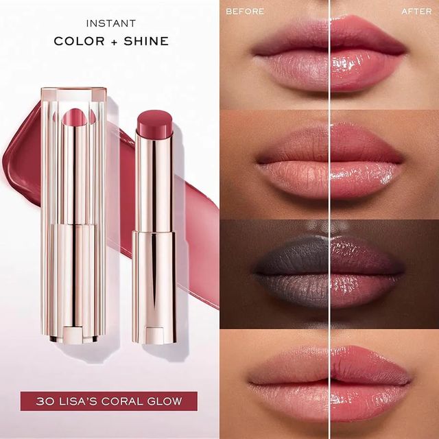 Son Dưỡng Lanc&ocirc;me Id&ocirc;le Lip Squalane Butterglow Lisa's Coral Glow