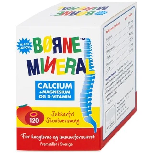 Vi&ecirc;n nhai gi&uacute;p tăng chiều cao, giảm nguy cơ c&ograve;i xương cho trẻ em Borne Mineral New Nordic