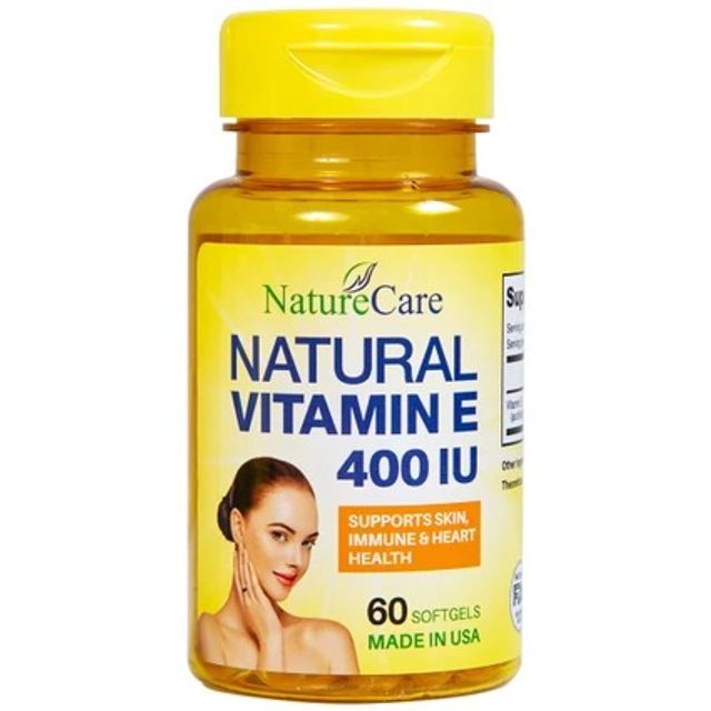 Vi&ecirc;n uống Natural Vitamin E 400 IU NatureCare
