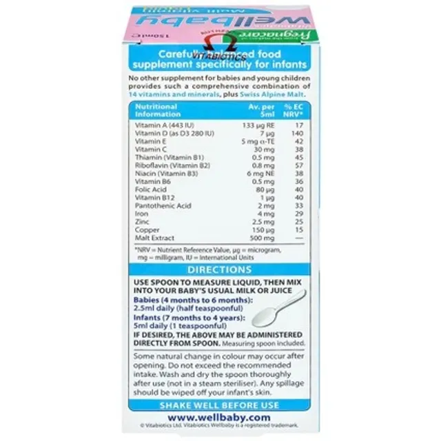 Wellbaby Multi-Vitamin Liquid