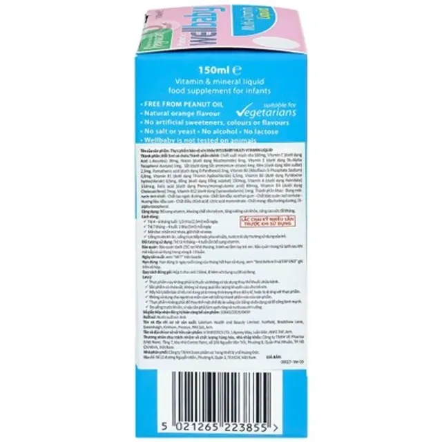 Wellbaby Multi-Vitamin Liquid