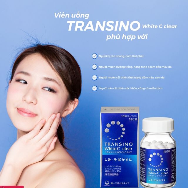 Vi&ecirc;n Uống Trắng Da Transino Nhật Bản