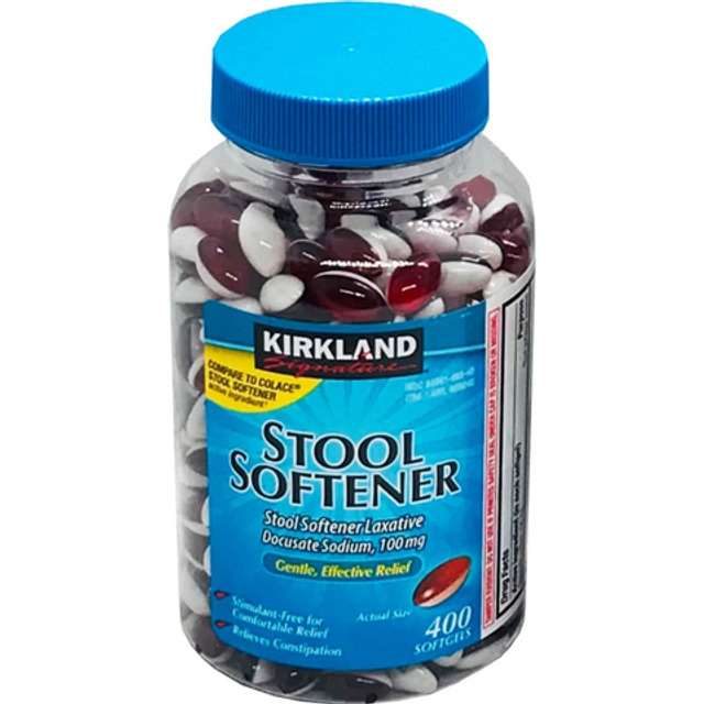 Vi&ecirc;n uống nhuận tr&agrave;ng Kirkland Signature Stool Softener 400 vi&ecirc;n