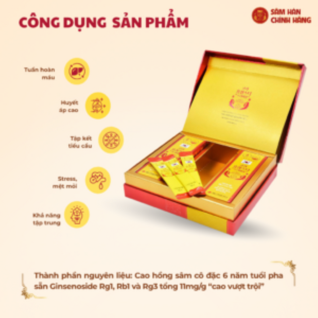 Nước Hồng Sâm Hàn Quốc Cao Cấp Daedong - Chiết Xuất Premium 30 Gói x 10ml, Bổ Sung Sức Khỏe và Năng Lượng Hàng Ngày 2