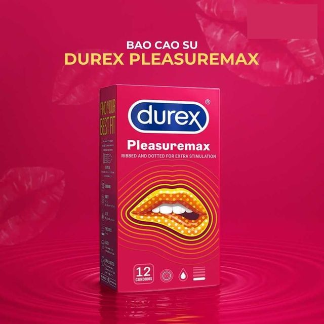 Bao cao su Durex Pleasuremax