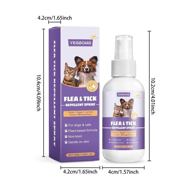 Chai Xịt Ve Rận, Bọ Ch&eacute;t Ch&oacute; M&egrave;o 50ml