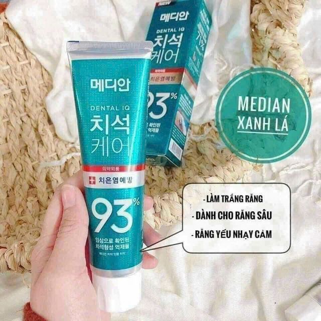 Kem đ&aacute;nh răng Median Dental IQ Original 93%