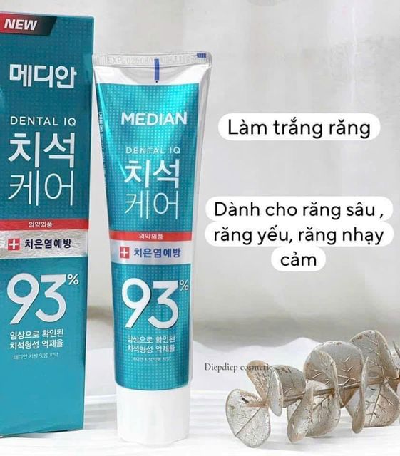 Kem đ&aacute;nh răng Median Dental IQ Original 93%