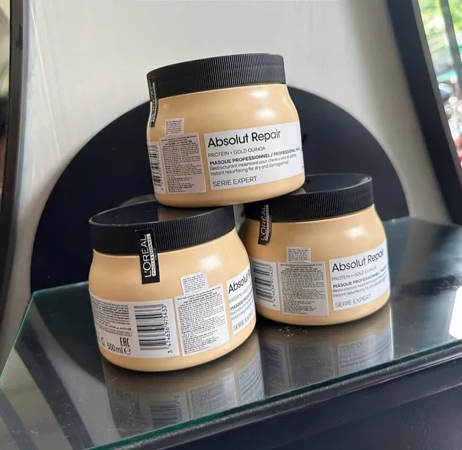 Kem Ủ T&oacute;c Loreal Absolut Repair 500ml