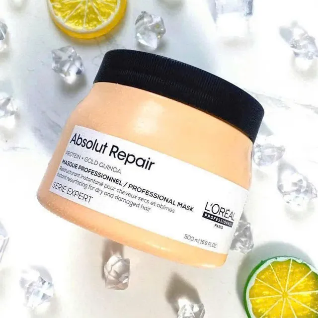 Kem Ủ T&oacute;c Loreal Absolut Repair 500ml